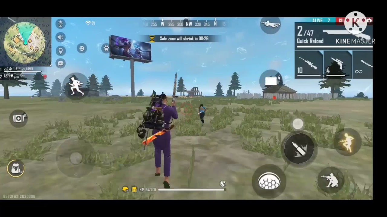 Shiva free fire game play