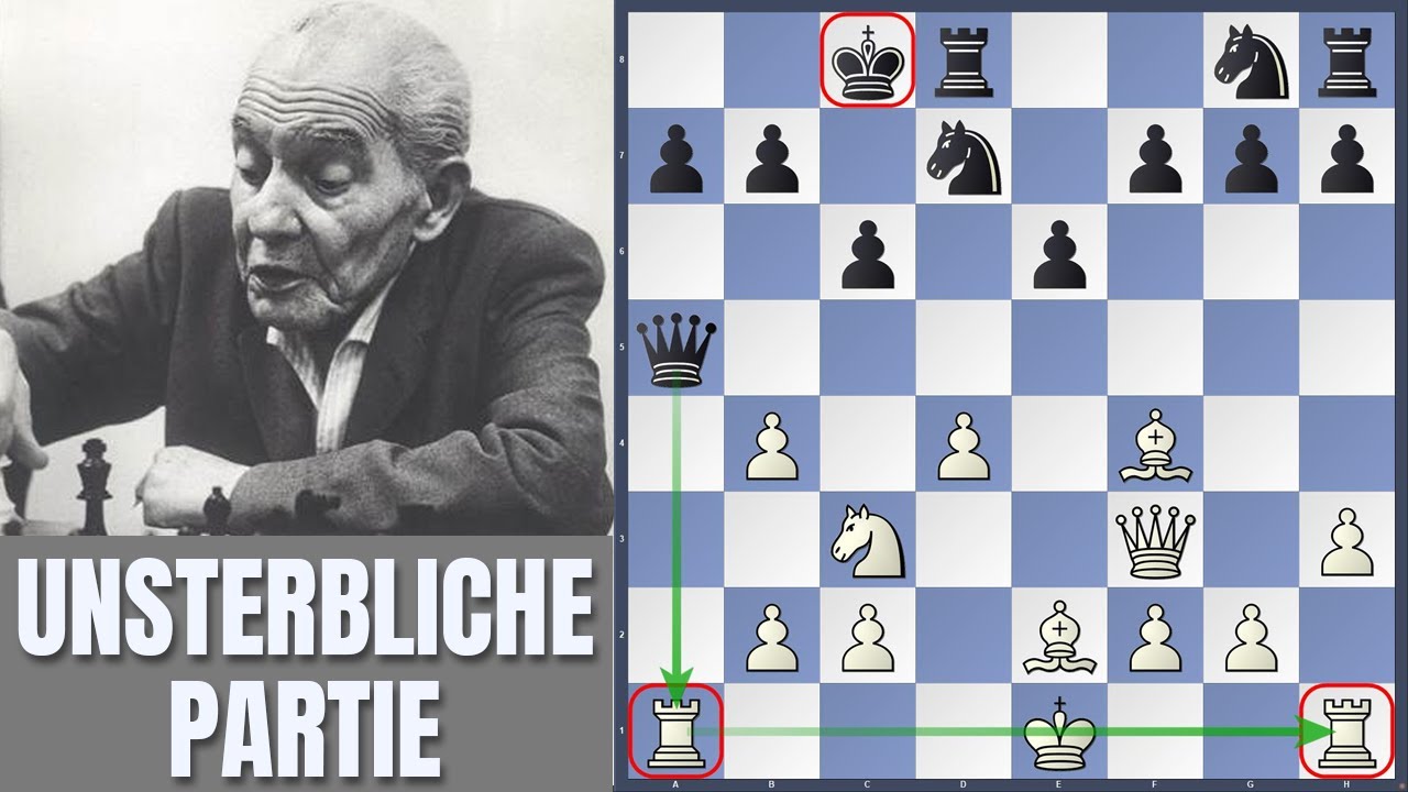 Gro&szlig;meister opfert Dame und beide T&uuml;rme || Peruanische unsterbliche Partie
