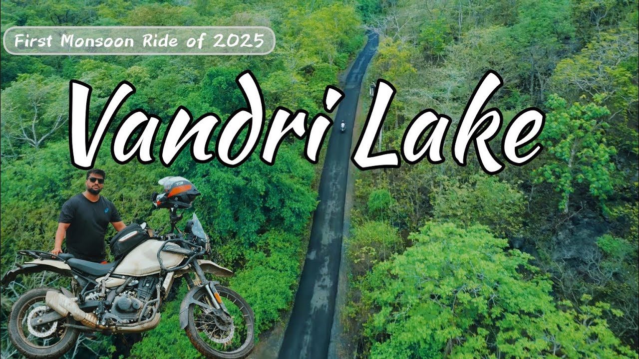 First Monsoon Breakfast Ride of 2025 | Vandri Lake | Drone Shots | ROHAN THE RIDER
