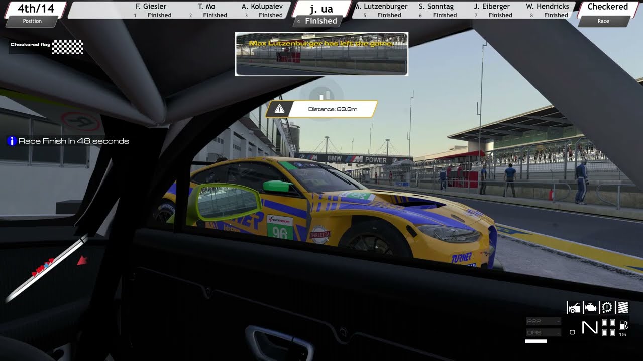 A good race with friends =) RaceRoom Racing (Nürburgring GP) daily race BENTLEY CONTINENTAL GT3