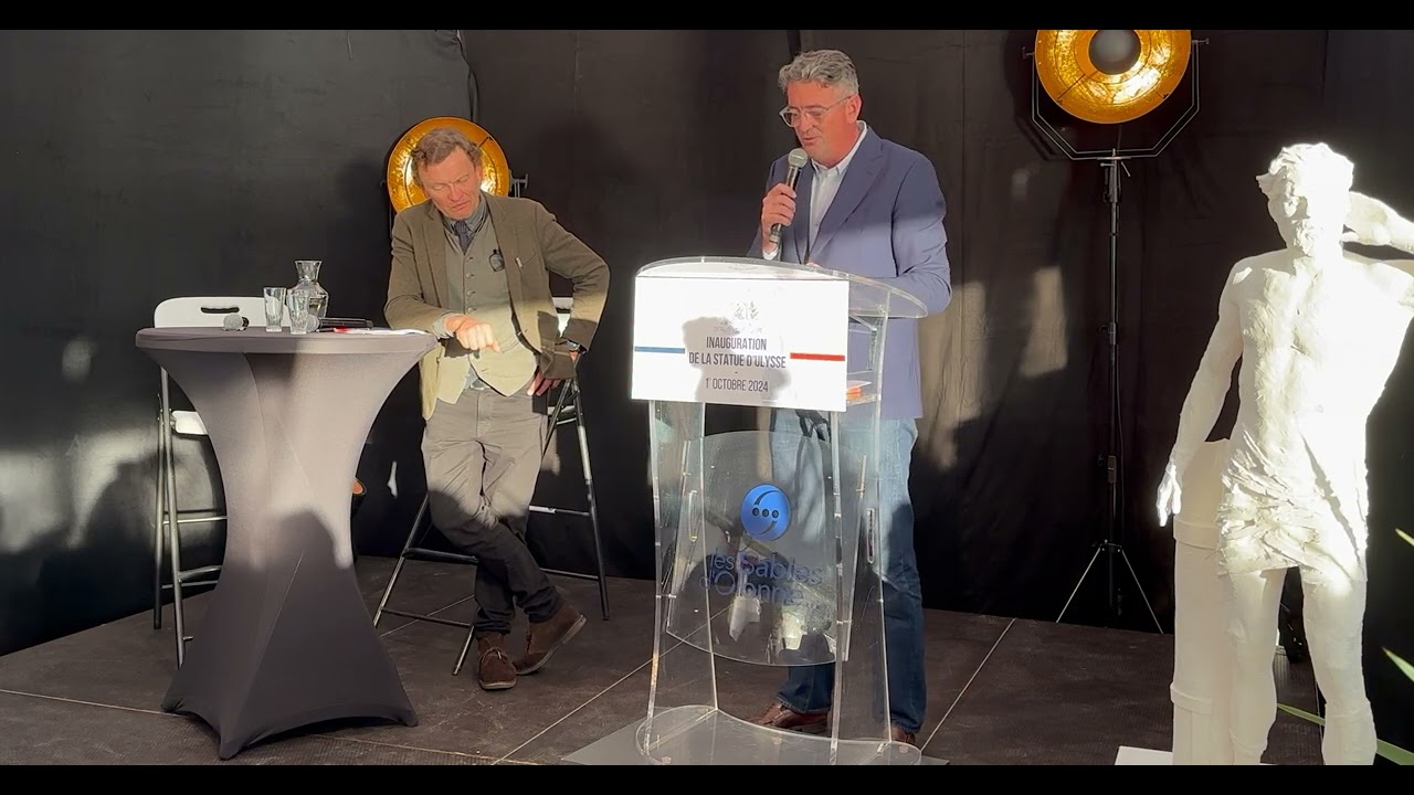 Sylvain Tesson aux Sables d’Olonne pour l’inauguration d’Ulysse - Discours de Yannick Moreau