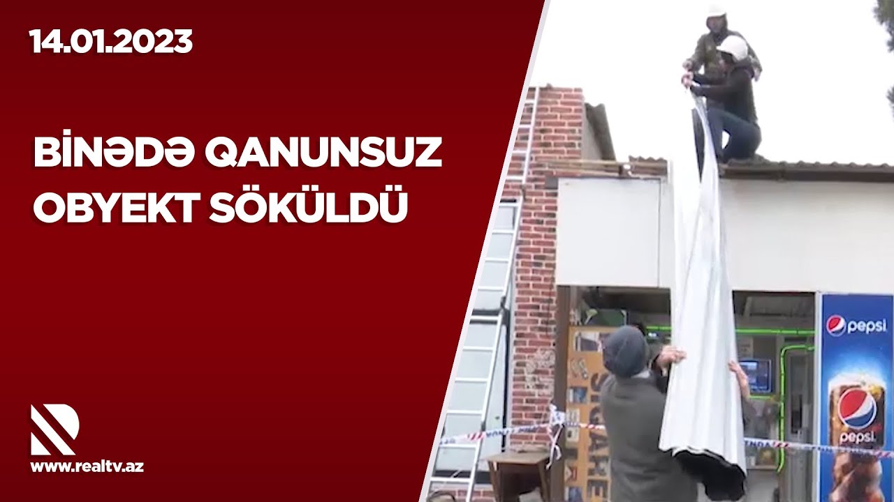 Binədə qanunsuz obyekt söküldü - 400 kvadrat metr sahəsi olan obyekt icazəsiz tikilib