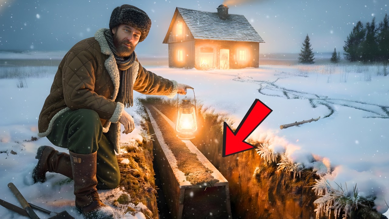 Neighbors Mocked His Buried Air Pipe — Until It Stopped the Winter Drafts