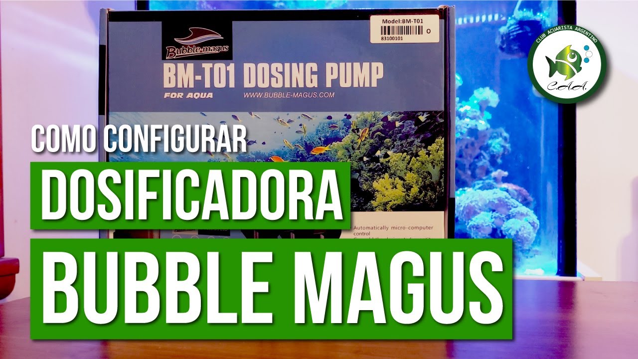 Cómo configurar la dosificadora Bubble Magus