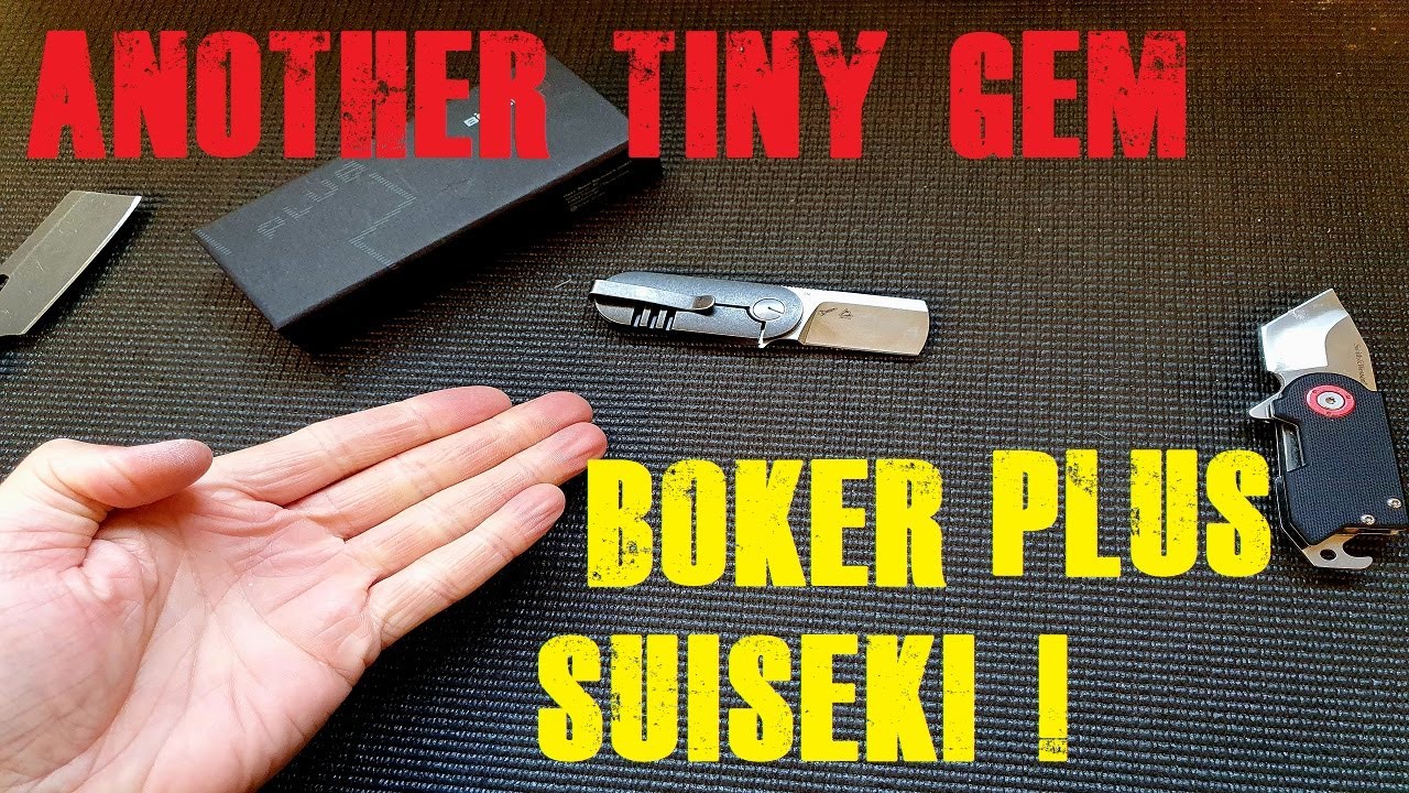 Распаковка небольшого Böker Plus Suiseki
