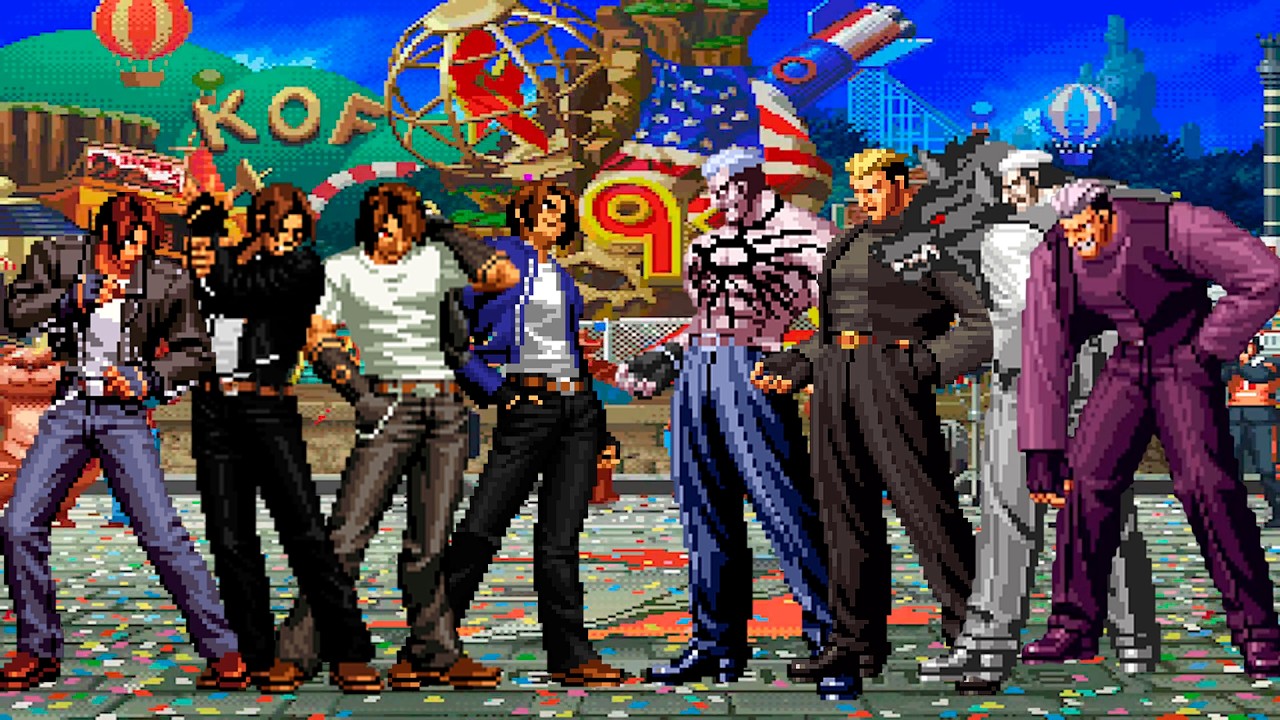 [KOF Mugen] Kyo Kusanagi Team vs Yamazaki Team