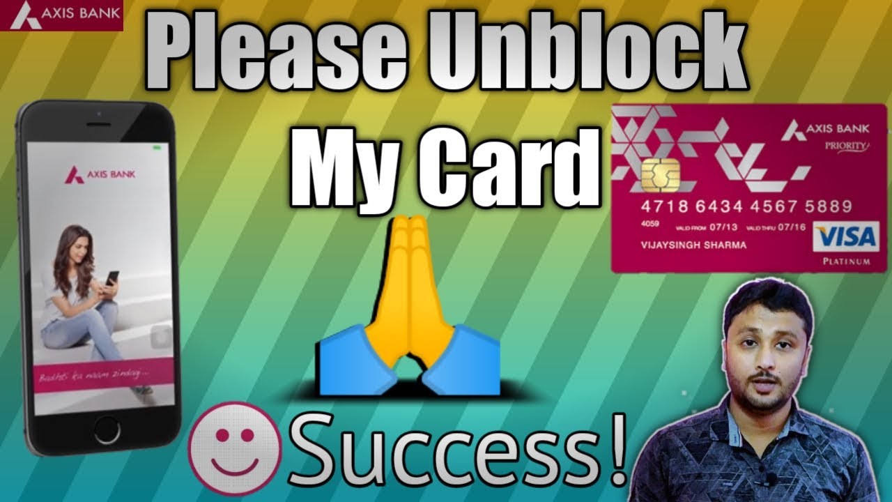 Axis Bank ATM Card Unblock kaise kare? Axis Debit Card PIN Generation | Hindi