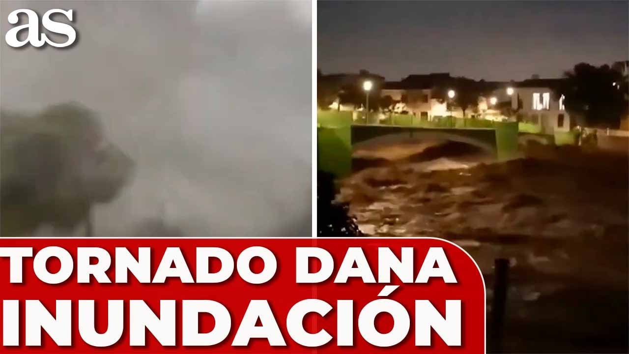 El BRUTAL TORNADO que arrasó VALENCIA y la consecuente CRECIDA de los RÍOS