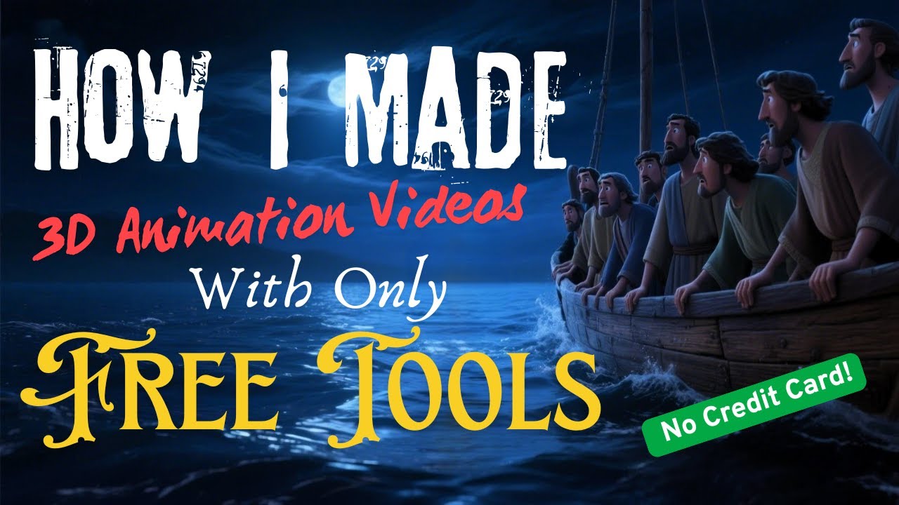 How I Made 3D Animation Videos with Only Free Tools (No Credit Card!)