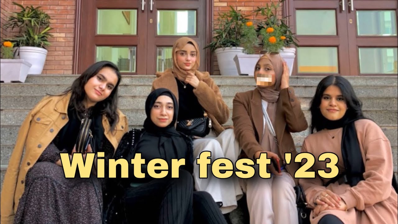 Winter festival🩷✨ friend ka phone toot gya😓