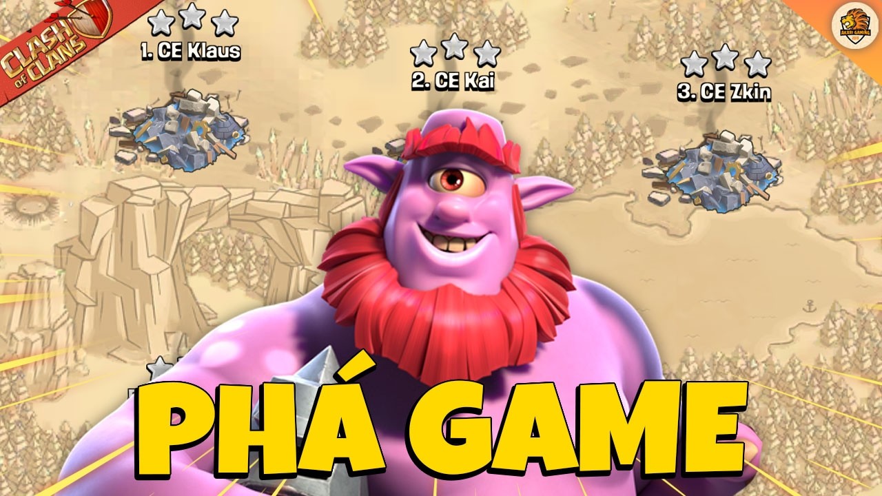 Cao Thủ Phóng Lao Quá Mạnh Phá Game TH18 Attack Clash of clans | Akari Gaming