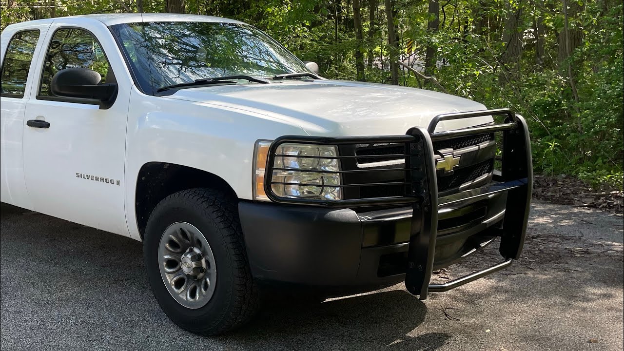 07-2013 Silverado Brush Guard Install.