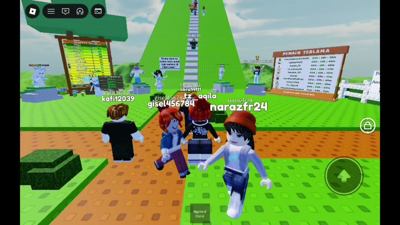 Qila main tower jangan injek tanaman/rumput!!! || Roblox Indonesia 