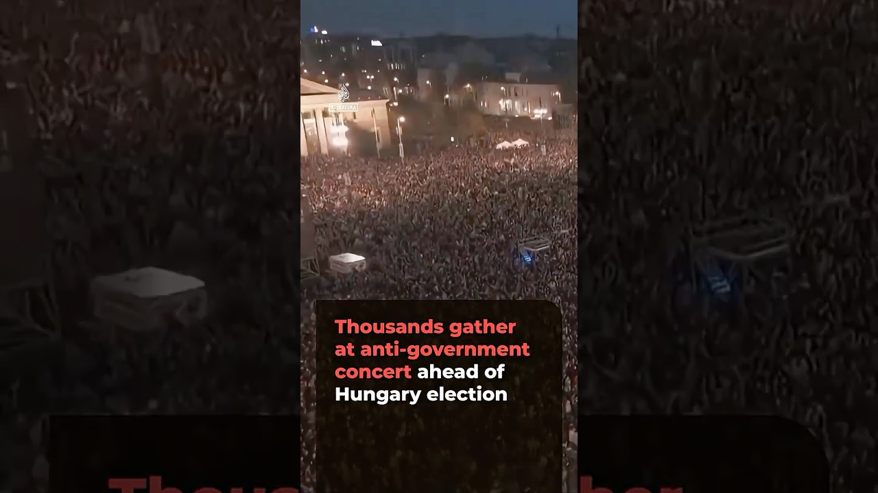 Thousands attend anti-government concert ahead of Hungary election