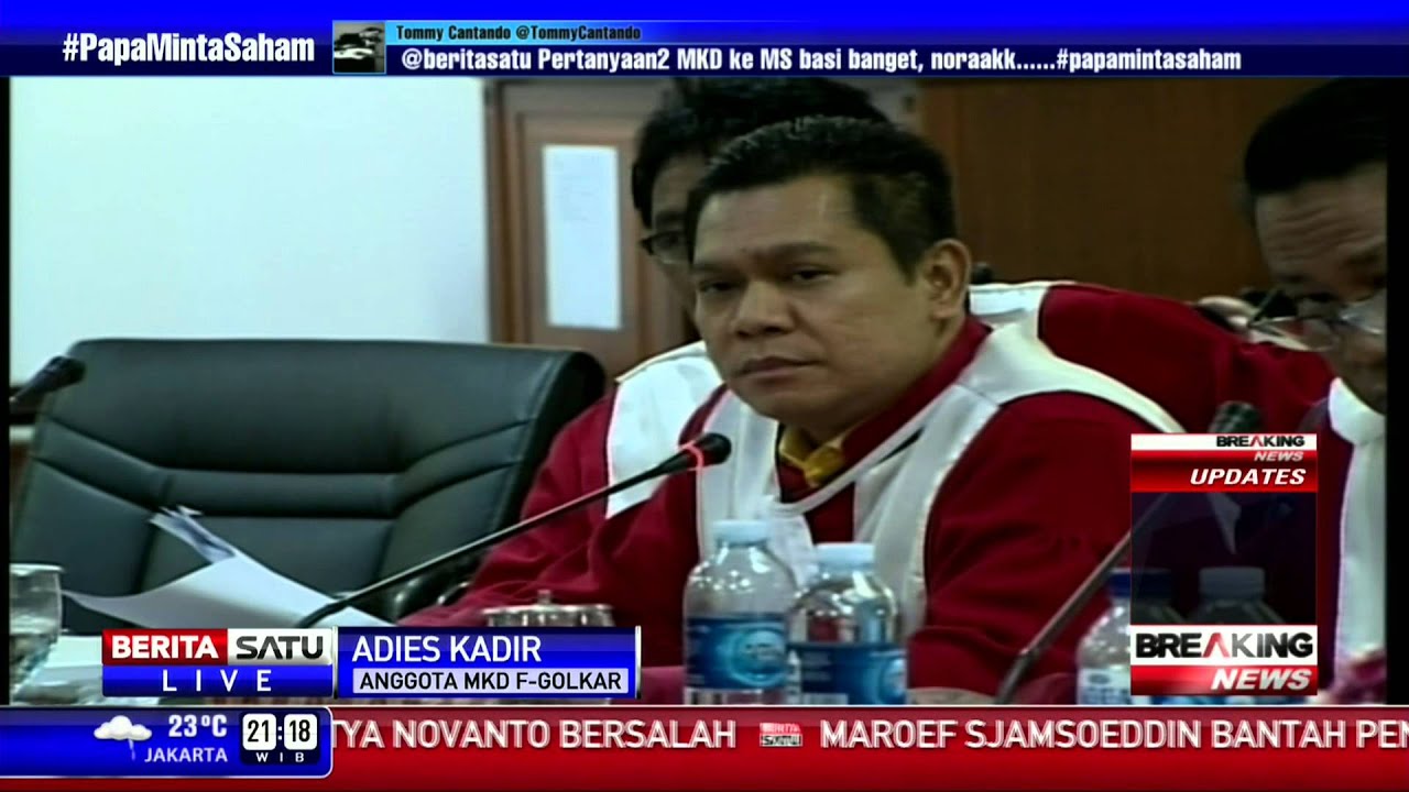 Kesaksian Bos Freeport di Sidang MKD #20