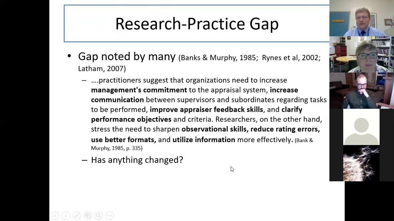 Performance Management -  Current Trends and Future Directions