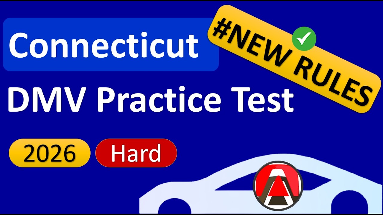 Connecticut DMV Knowledge Test 2026 Questions Answers #NEW RULES