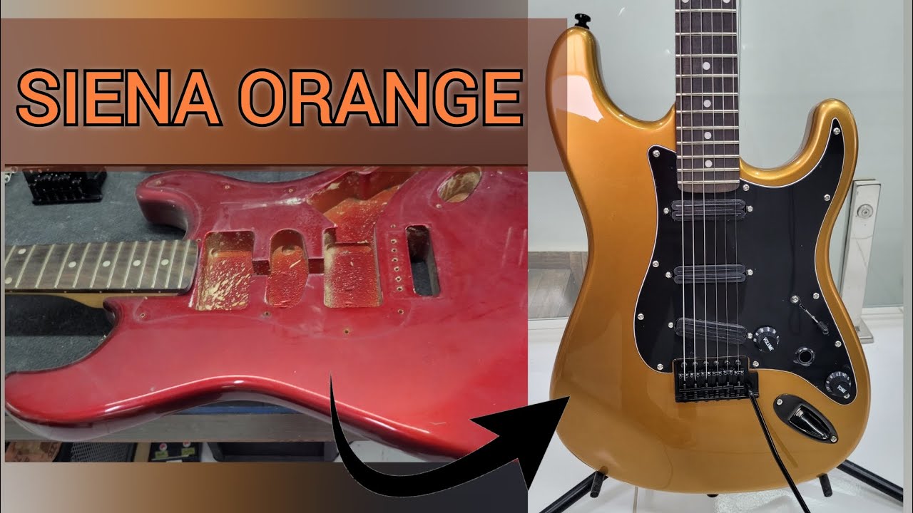 Guitarra Strato MG32 - Pintura Siena Orange