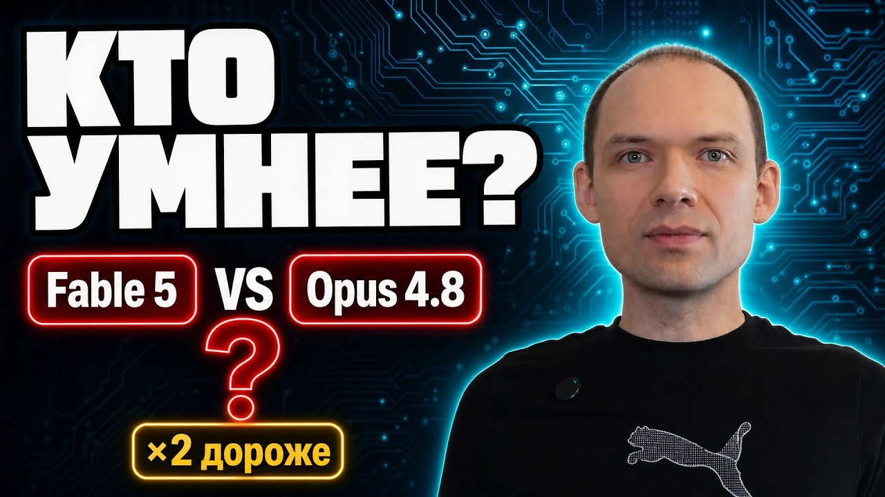 Fable 5 - САМАЯ ДОРОГАЯ нейросеть: мой опыт и сравнение с Opus 4.8