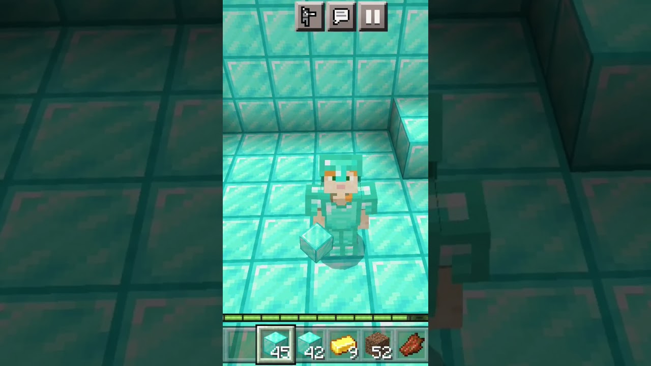minecraft diamond house