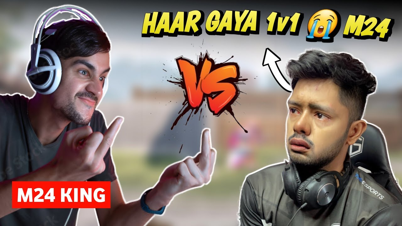 Finally 1v1 Haar Gaya ? | Hardest M24 Match Ever - BGMI