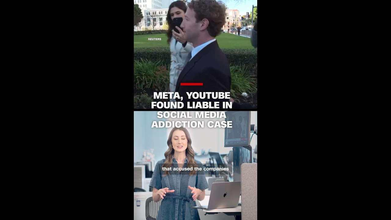 Компании Meta и YouTube признаны виновными в деле о зависимости от социальных сетей.