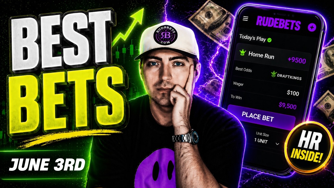 📊 The Best Spots on Today's MLB Slate | June 3 Picks, HR Props & Best Bets