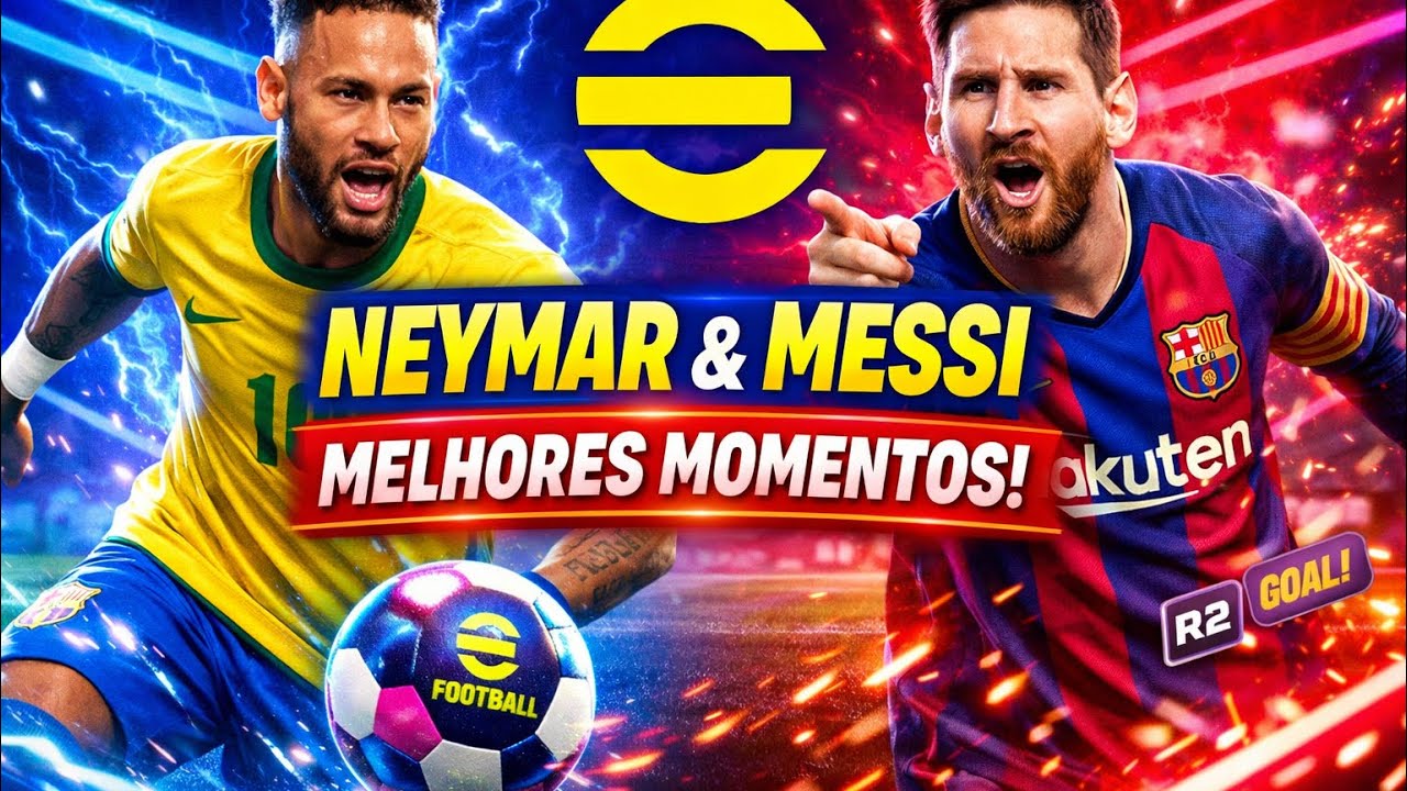 NEYMAR E MESSI HUMILHANDO NO EFOOTBALL 😱🔥 | MELHORES MOMENTOS