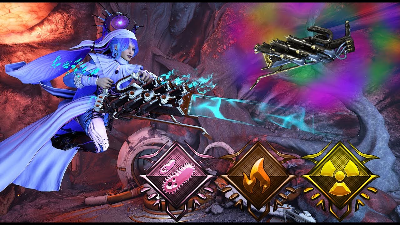 Warframe - Morgha | The Rapid Heavy Grenade Launcher (Viral, Heat, and Rad)