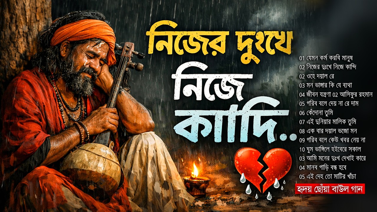 নিজের দুঃখে নিজে কান্দি | হৃদয় ছোঁয়া কষ্টের বাউল গান | নতুন বাউল ২০২৬