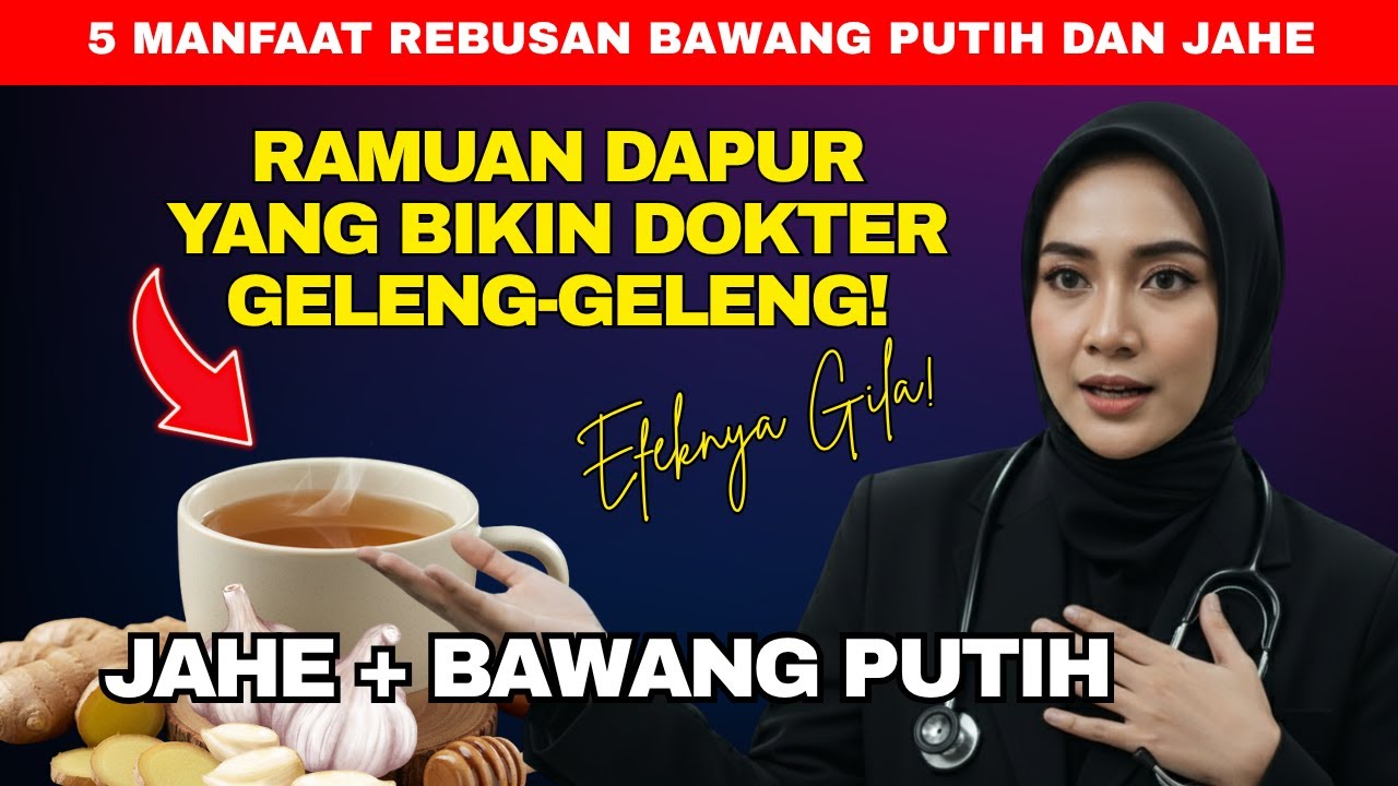 5 Manfaat Rebusan Bawang Putih dan Jahe – Efeknya Bikin Dokter Sampai Kaget!