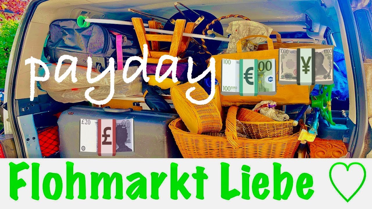 Flohmarkt 🪑🍕♻️ Impressionen - 4K - fleamarket - wir verkaufen das Zeug von der Straße 🚦