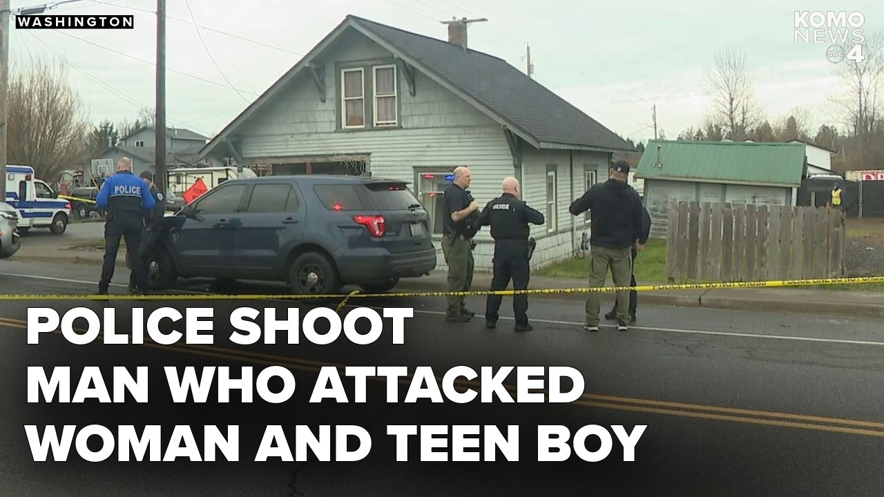 Police kill man who shot woman and teenage boy during domestic violence attack
