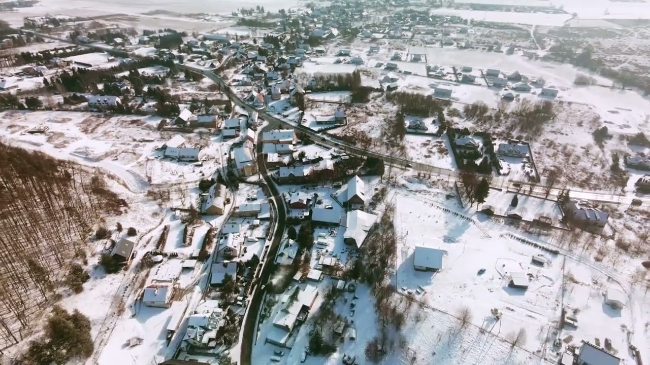 WOJCIESZYCE GÓRNE WIDOK Z LOTU PTAKA   PODNIEBNY SPACER 04 02 2026