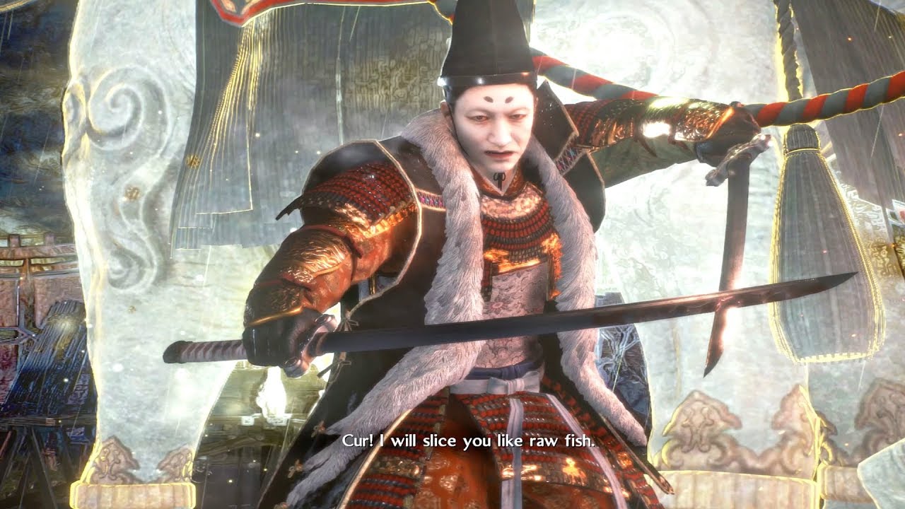 Nioh 2 - Imagawa Yoshimoto Boss Fight #4 (NioH 2 2020 PS4 Pro) No Commentary