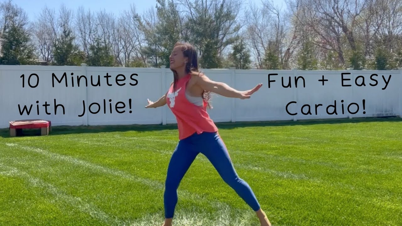 Easy Fun 10 Minute Cardio- Feel Good Workout! with Jolie