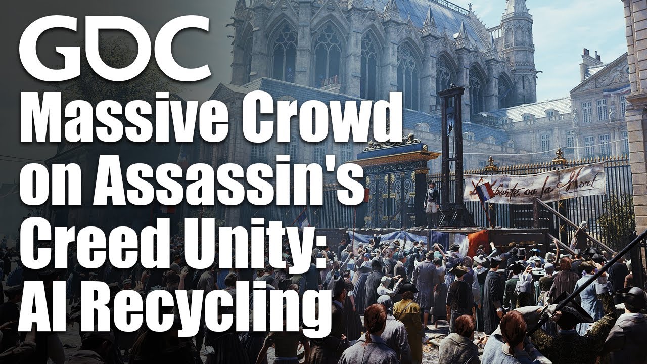 Massive Crowd on Assassin's Creed Unity: AI Recycling