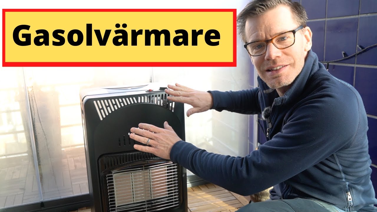 Testar gasolkamin DCG 4,2kW som är ihopfällbar