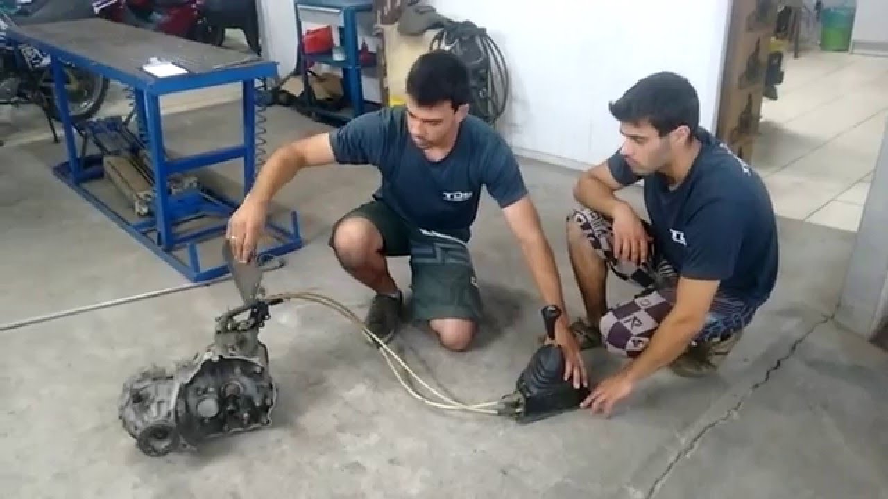 Ré para kart cross, sistema barato e forte PARTE 2