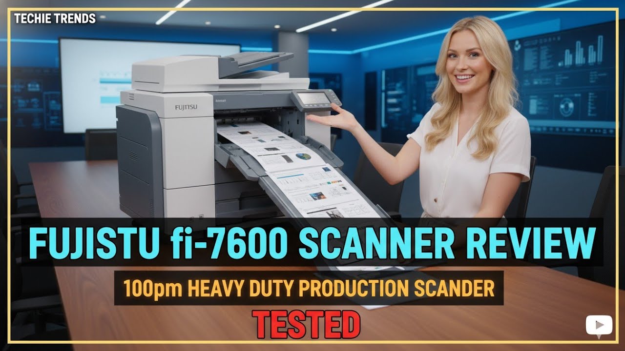 FUJITSU fi-7600 Scanner Review: 100ppm Heavy Duty Production Scanner Tested