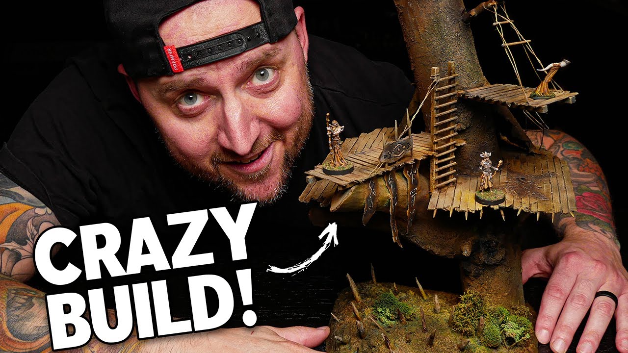 Making a Massive Playable VIKING TREE FORT for Dungeons & Dragons