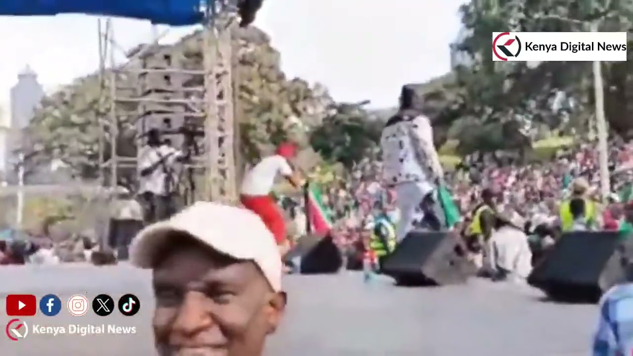 See How Nameless Brought Gen Z's Uhuru Park Memorial Concert to Full Charge with his Performance!