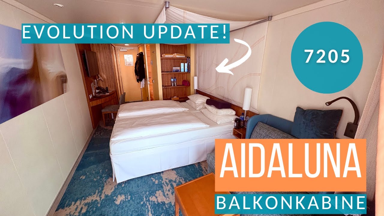 AIDAluna Evolution✨| Neue Balkonkabine 7205 auf Deck 7 – lohnt sich das Update?