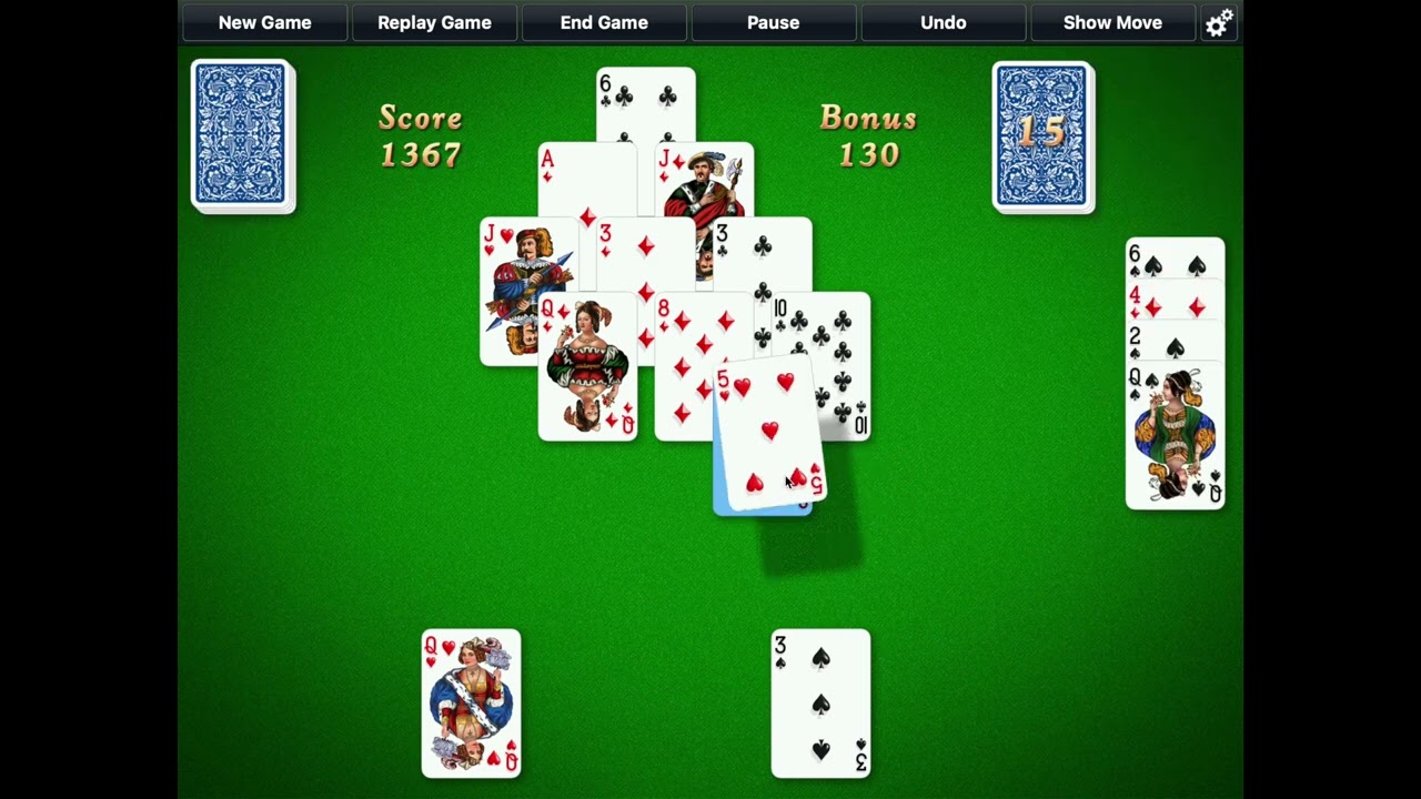 Solitaire City (Mac Version) - Pyramid Longplay - Rule: 3