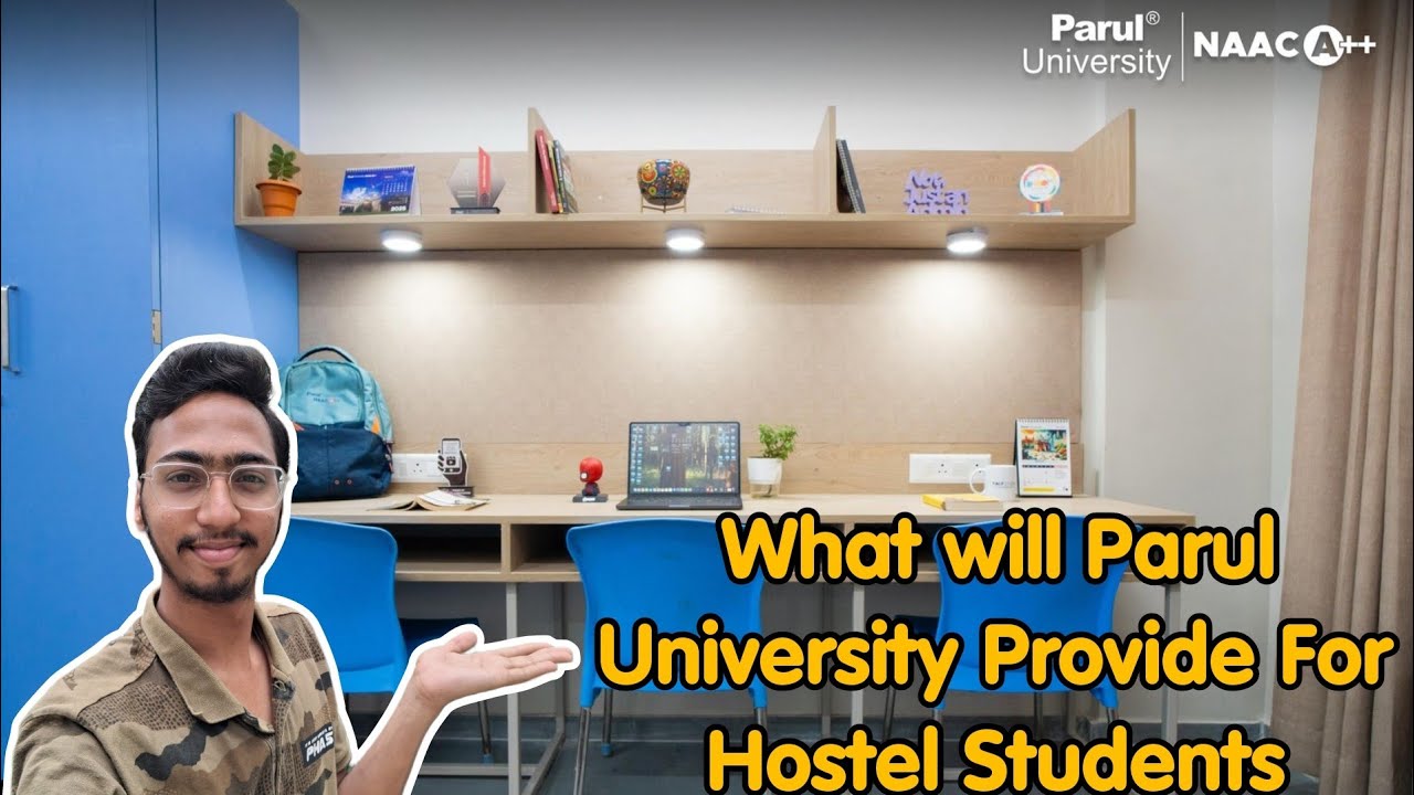 What Parul University Provides For Hostel Students l Telugu l #paruluniversity #parulhostels