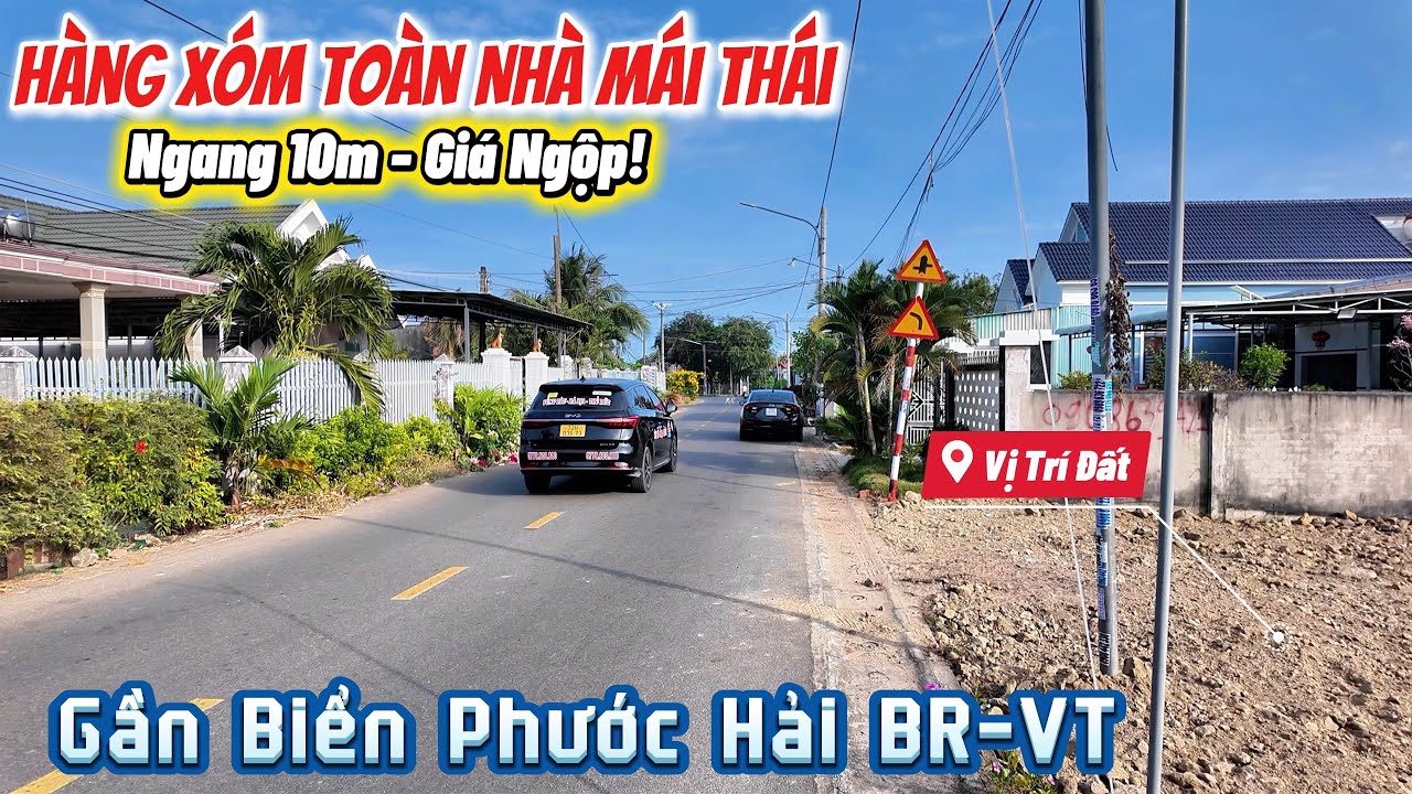 Mảnh Đất Làm Nhà Vườn Nghỉ Dưỡng Cực Đẹp , Hàng Xóm Toàn Nhà Mái Thái Tại Phước Hải . TP.HCM 