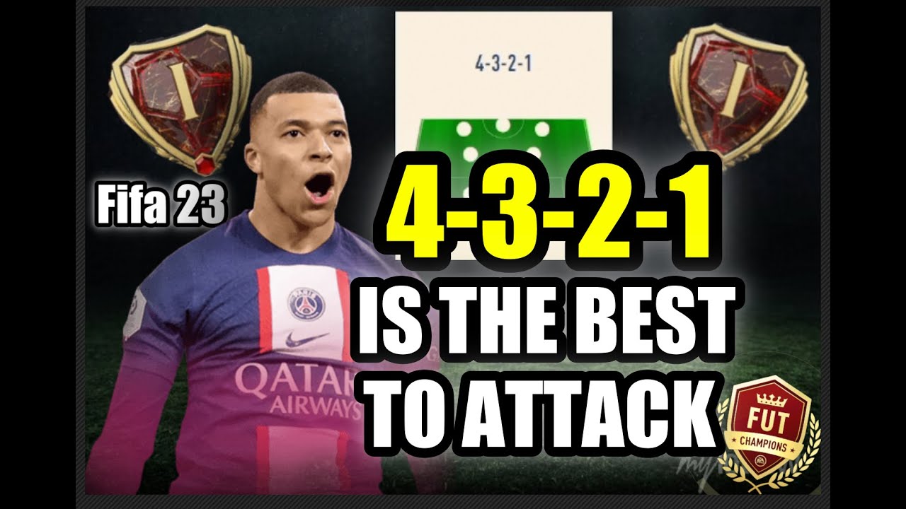 *Damn!*🔥 Elite 4-3-2-1 Custom Tactics (End Game) to attack & counter 5 at the back in Fifa 23!