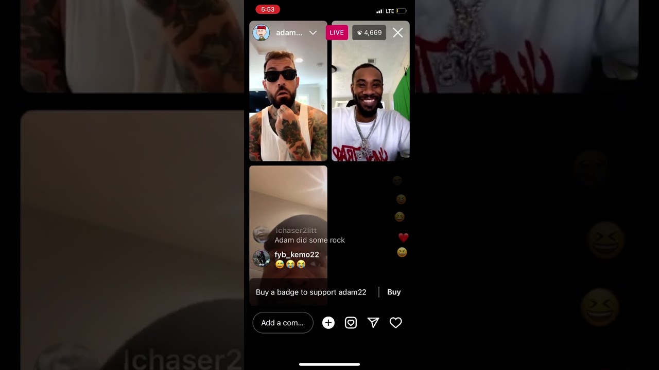 Rooga's heated argument with Adam22 and Big Folks while J Mane watch in silence