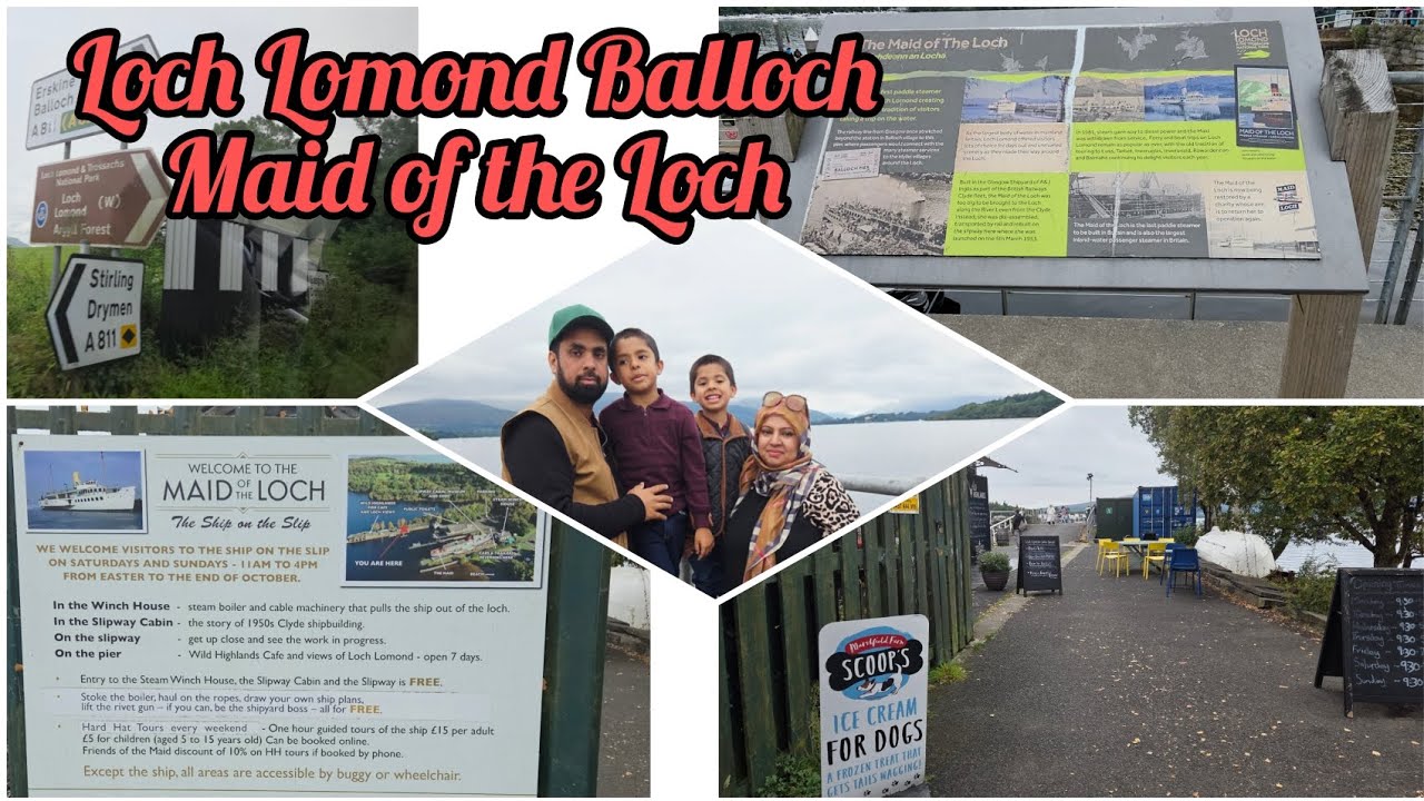 Loch Lomond Scotland Balloch Maid of the Loch #lochlomond #maidoftheloch #balloch