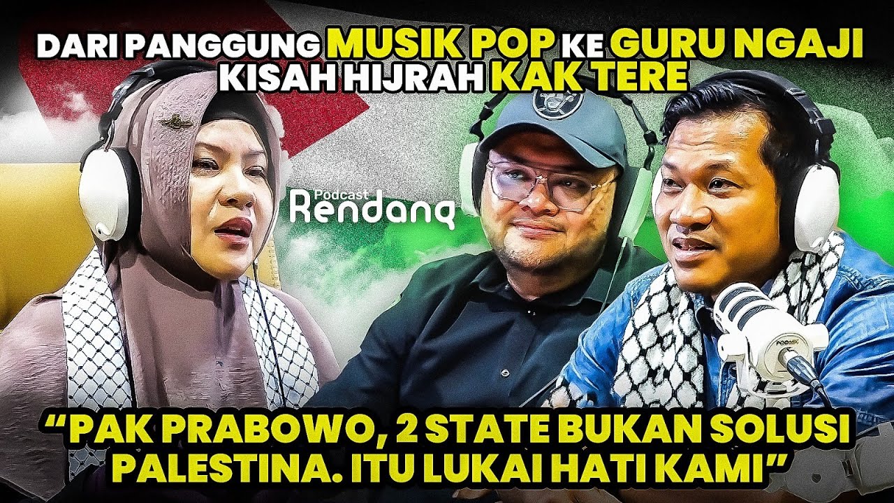 Hijrah Kak Tere: Dari Panggung Pop ke Guru Ngaji, Hingga Kritik 2 State Solution ala Pak Prabowo! 🇵🇸
